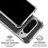 Specialty Vinyl Black Hex Texture Google Pixel 10 Pro XL Clear Case